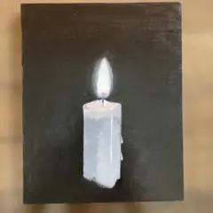 27×22　キャンドル　キャンバスアート