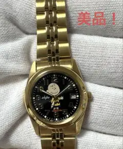 ❤️美品！Ships チャーリーブラウン　ゴールド 腕時計　即購入ok!