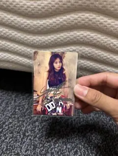 TWICE TZUYU サイン入りカード ONCE BEGINS