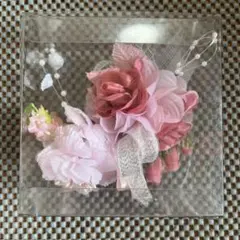 ピンク系 花 コサージュ