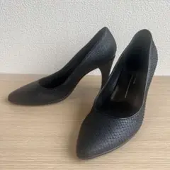 美品　ecco パンプス　SHAPE 75 POINTY レディース　黒　24㎝