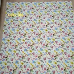 【8/30限定値下げ】子供向けカラフル綿プリント生地 100cm✕100cm
