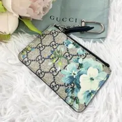 極美品✨ GUCCI グッチ GGスプリーム コインケース キーリング フラワー