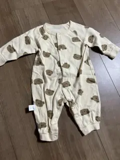 くま ロンパース カバーオール 60cm
