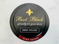【新品未使用】BootBlack　シューポリッシュ　ダークブラウン　50g