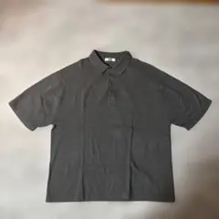 UNIQLO U ダークグレー ポロシャツ M 2023ss