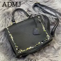 美品♡ADMJ アクセソワ・ドゥ・マドモワゼル 2way ハンドバッグ ブラック