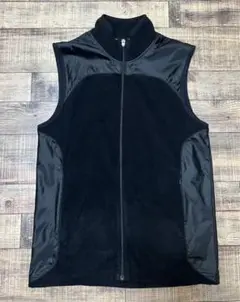 OLD NAVY オールドネイビー　ナイロン　フリース　ベスト　ブラック