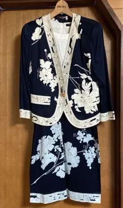 値下げ!LEONARD レオナール ジャケット ワンピース セットアップ スーツ