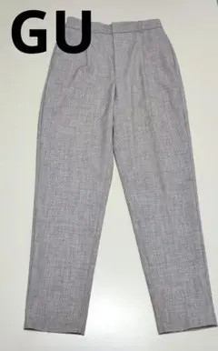 GU ストレッチテーパードパンツ レディース Ｍサイズ グレー