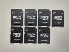 (7個) microSD→SDカード変換アダプタ