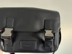 COACH ブラック メッセンジャーバッグ