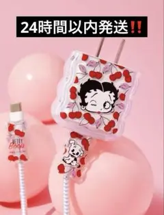 Betty Boop ベティちゃん 充電器プロテク ター保護ケース