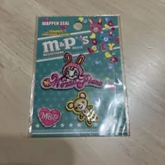 平成レトロ　mezzo piano キャラクター刺繍ワッペンシール