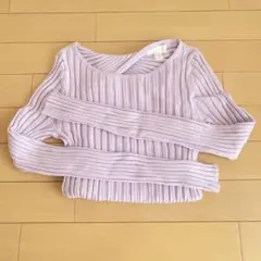 【未使用に近い】H&M リブトップス