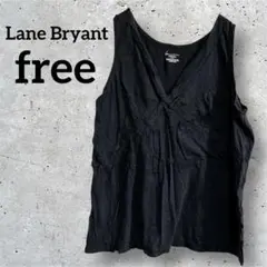 Lane Bryant 【free】ブラック タンクトップ
