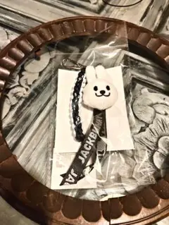 ウサギのキーホルダー ストラップ付き