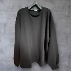 GU XL ブラック クルーネック トレーナー メンズ