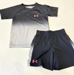 【美品】アンダーアーマー セットアップ 3-4Y スポーツウェア 上下セット