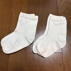 無印良品　靴下　白