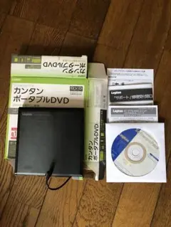 Logitec ポータブルDVDドライブ LDR-PMH8U2LBK