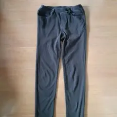 黒　ロング　ストレッチ　パンツ 　140