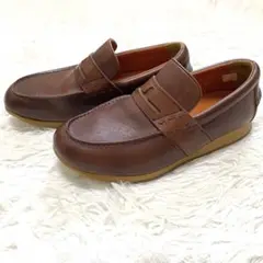 【極美品】 THE UNION T PENNY LOAFERS ブラウン　本革