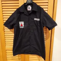 GIANT KILLING　ワークシャツ　ワッペン　ブラック