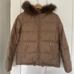 【anySIS】リバーシブルダウンジャケット ブラウン