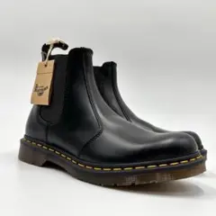【未使用タグ付き】Dr.Martens サイドゴアブーツ ブラック 黒
