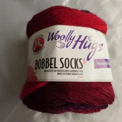 Woolly Hugs Bobbel Socks 赤紫　251