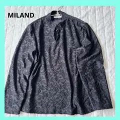 【ミランダ】レディース 長袖 きれいめ ブラック フリーサイズ シャツ 《美品》