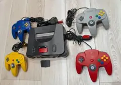 ニンテンドー64 本体 コントローラー4つ付き