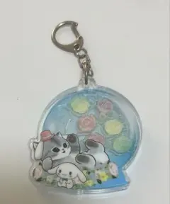 モフサンドサンリオコラボガチャガチャシナモンロールアクリルキーホルダー