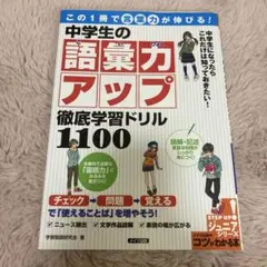 中学生の語彙力アップ 徹底学習ドリル 1100