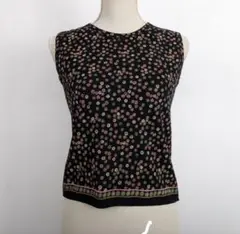 【SALE】総柄　ノースリーブカットソー　サイズ2