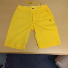 ルコックゴルフ ハーフパンツ Lサイズ イエロー系