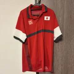 UNIQLO 日本国旗 ポロシャツ レッド
