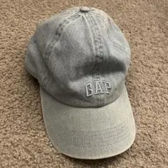 【美品】GAPロゴ ベースボールキャップ デニムキャップ