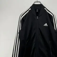 adidas アディダス ジャージ トラックジャケット 刺繍ロゴ 古着
