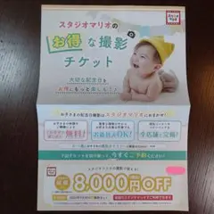 【 スタジオマリオ　8000円オフクーポン】