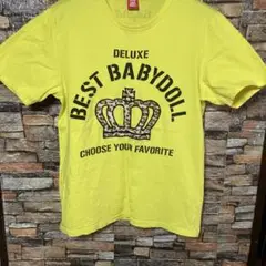 BABYDOLL イエロー Tシャツ Lサイズ
