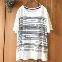 ⤵️夏物⤵️【レキップ】スパンコール 半袖 Tシャツ 斬新 デザイン