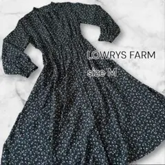 LOWRYS FARM ローリーズファーム 花柄 長袖　ロングワンピース