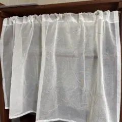 47上品なレース　カフェカーテン　ハンドメイド　目隠し　のれん