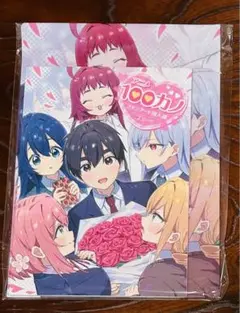 アニメ100カノ　ファンアート同人誌&クリアファイル　酸素コーラ