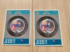 匿名配送【新品未使用2枚セット】マンホールカード リコリスリコイル 東京23区