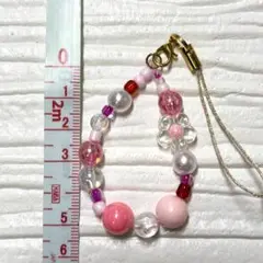 beadsチャーム ピンク系