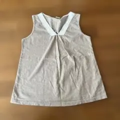 branrude 薄いブラウン タンクトップ M