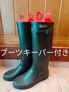 AIGLE エーグル レインブーツ 長靴 35 22.5cm ブラウン